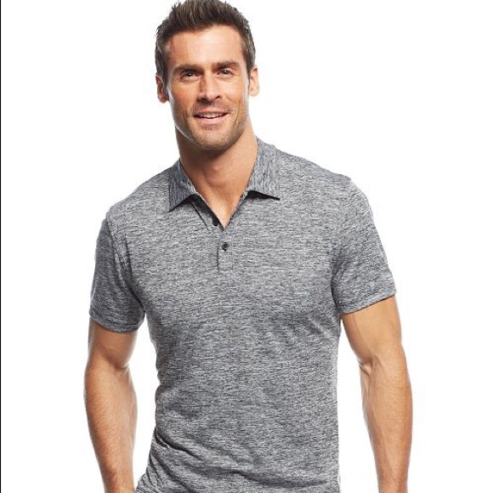 ALFANI - Dark Gray Collared Shirt